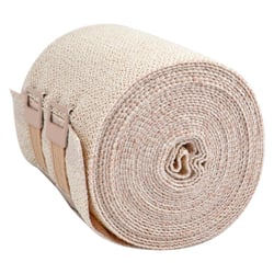 Kompressionsbinde 8cmx5m kurzer Zug hautfarben