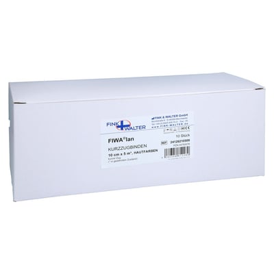 Kompressionsbinde 10cmx5m kurzer Zug hautfarben