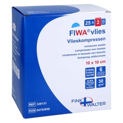 Vlieskompressen steril 10x10 cm 6-fach
