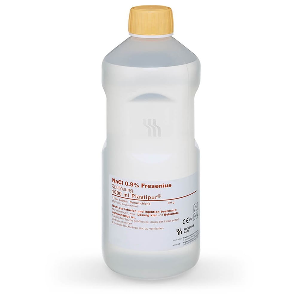 Nacl 0,9% Plastikschraubflasche
