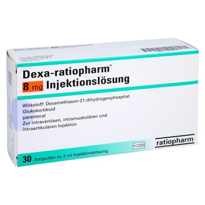 Dexa-ratiopharm 8 mg Injektionslösung Produktbild 1