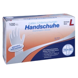 Einmal Handschuhe Latex gepudert L