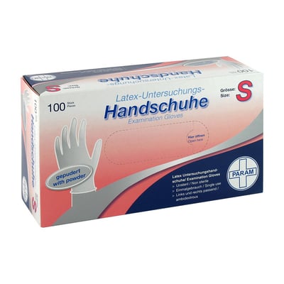 Einmal Handschuhe Latex gepudert S