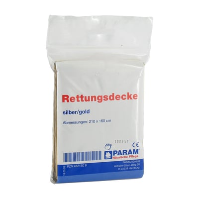 Rettungsdecke Gold/silber