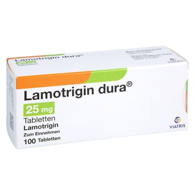 Lamotrigin dura 25 mg