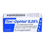 Tim-Ophtal 0,25 %