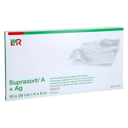 Suprasorb A+AG Antimikro Cal.-alginat Kompr.10x20
