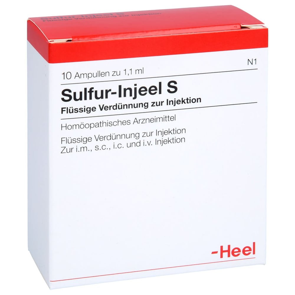 Sulfur Injeel S Ampullen
