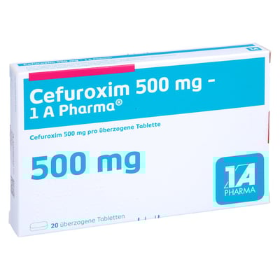 Cefuroxim 500 mg-1A Pharma
