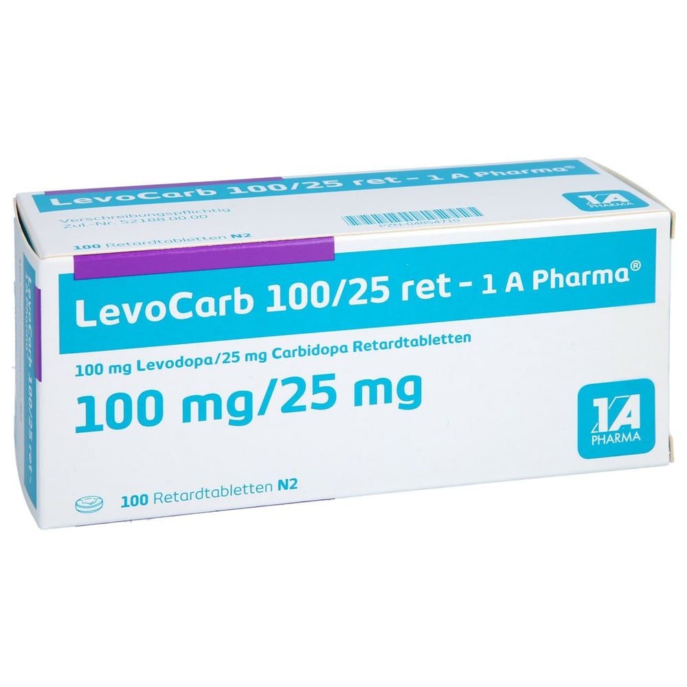 LevoCarb 100/25 ret -1A Pharma