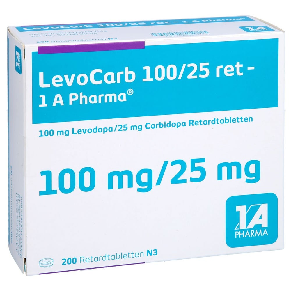 LevoCarb 100/25 ret -1A Pharma