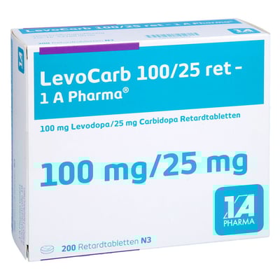 LevoCarb 100/25 ret -1A Pharma