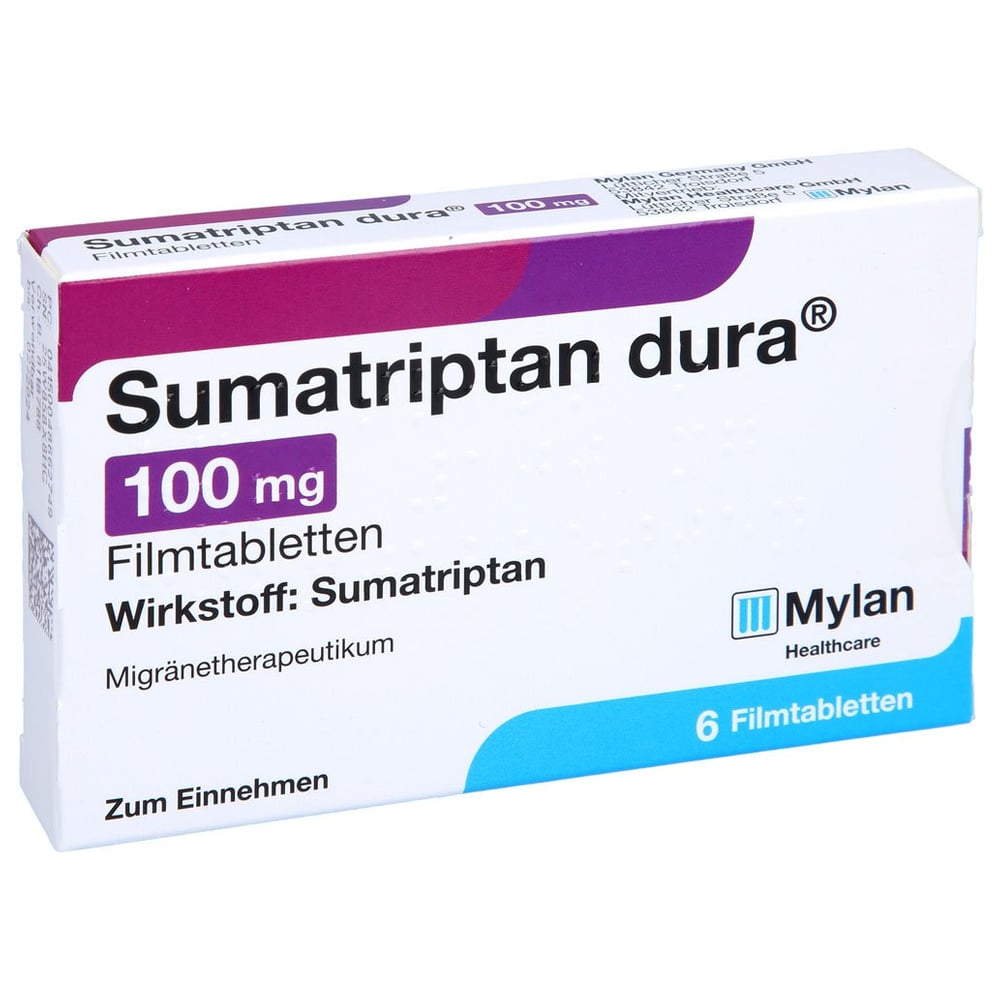 Sumatriptan dura 100 mg