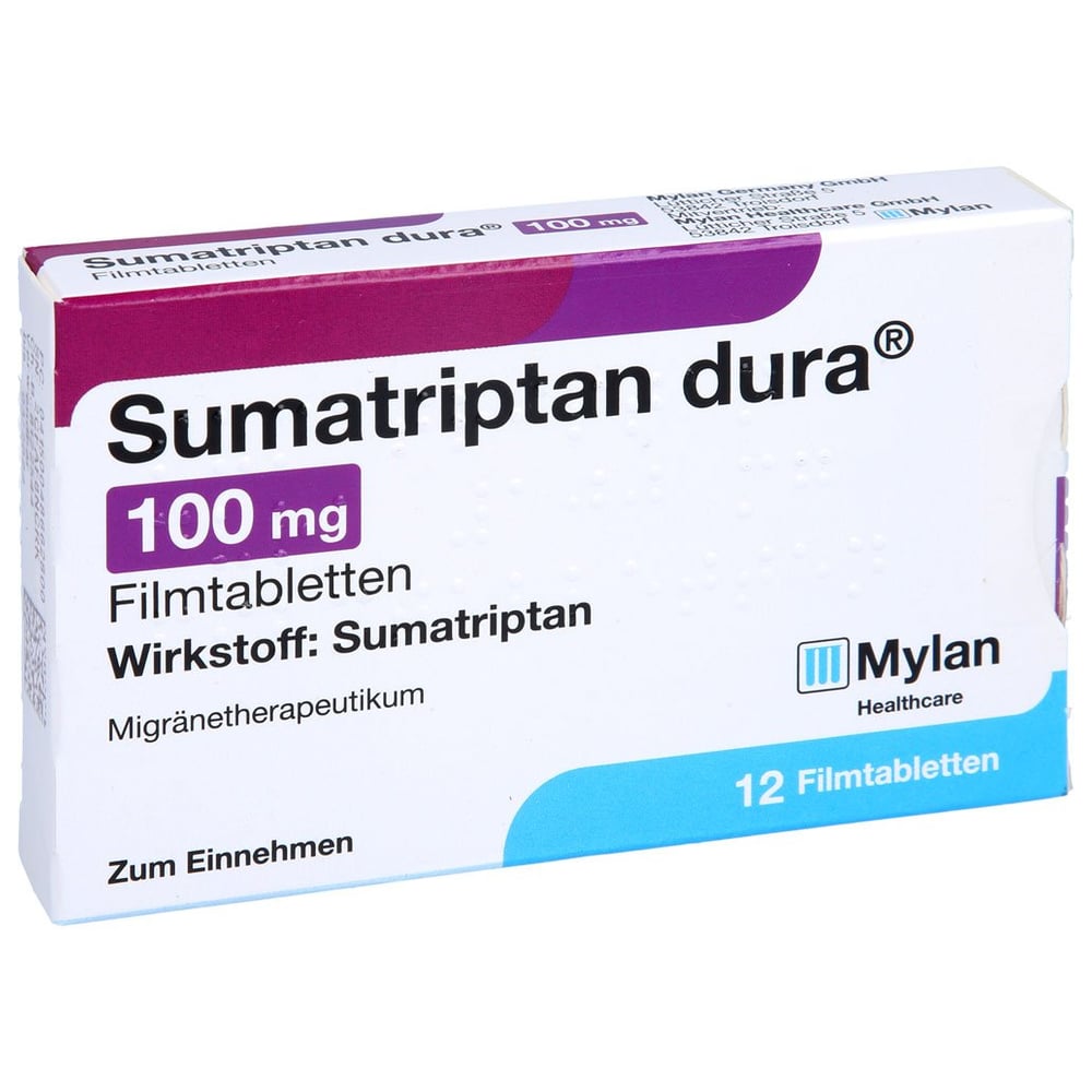 Sumatriptan dura 100 mg