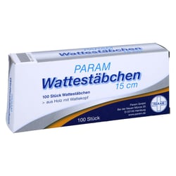 Wattestab m.Wattekopf 15 cm