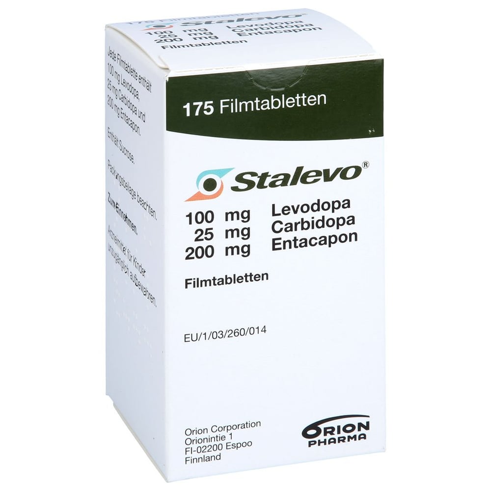 Stalevo 100 mg/25 mg/200 mg