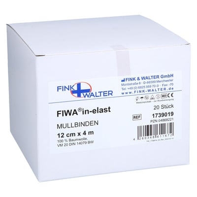 Mullbinden 100% Baumwolle 12cmx4m