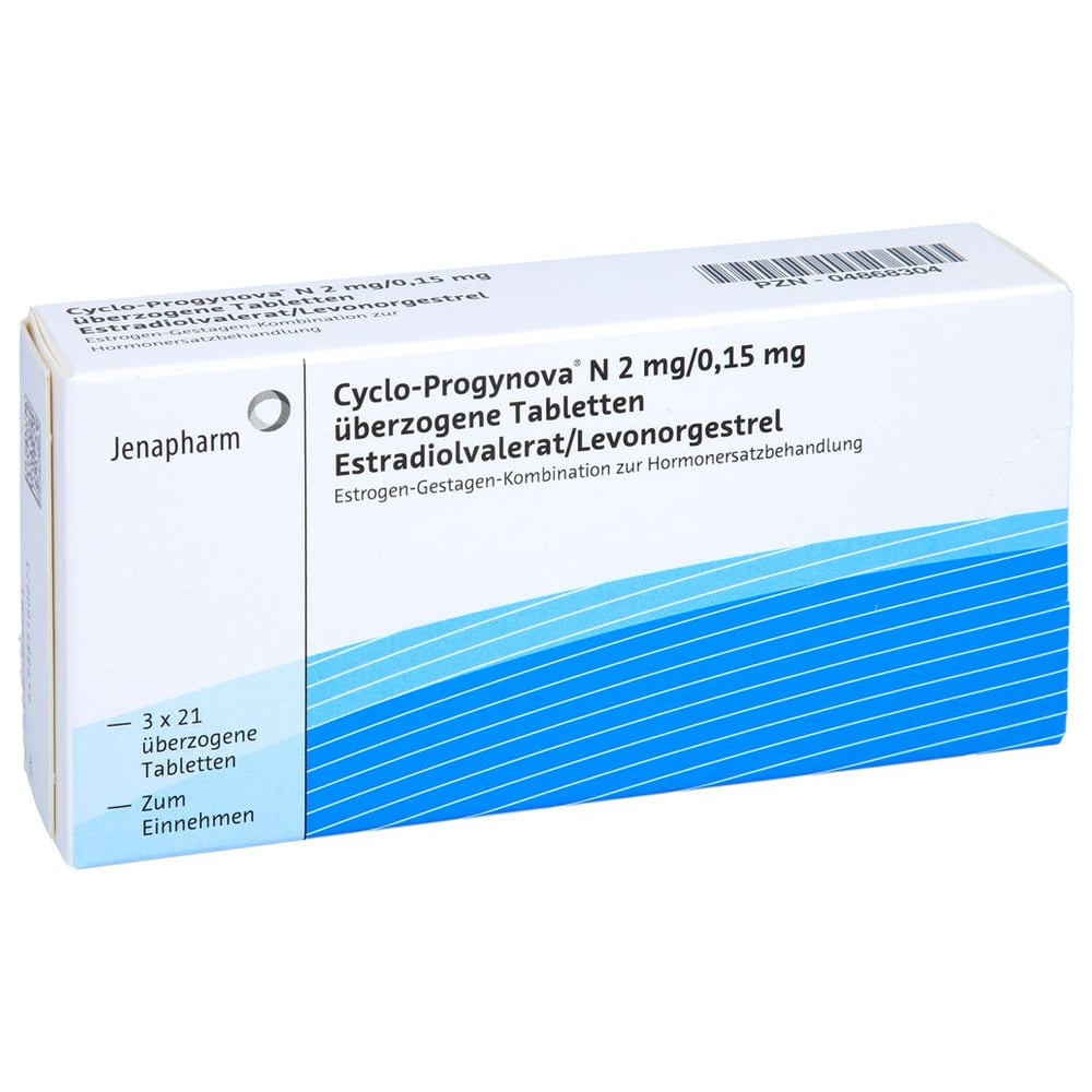 Cyclo-Progynova N 2 mg/0,15 mg