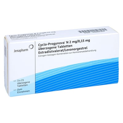 Cyclo-Progynova N 2 mg/0,15 mg