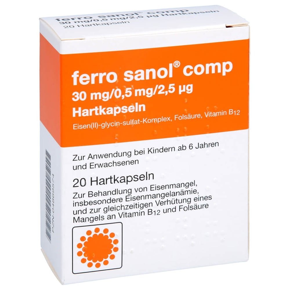 Ferro sanol comp 30 mg/0,5 mg/2,5 µg