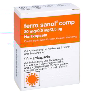 Ferro sanol comp 30 mg/0,5 mg/2,5 µg