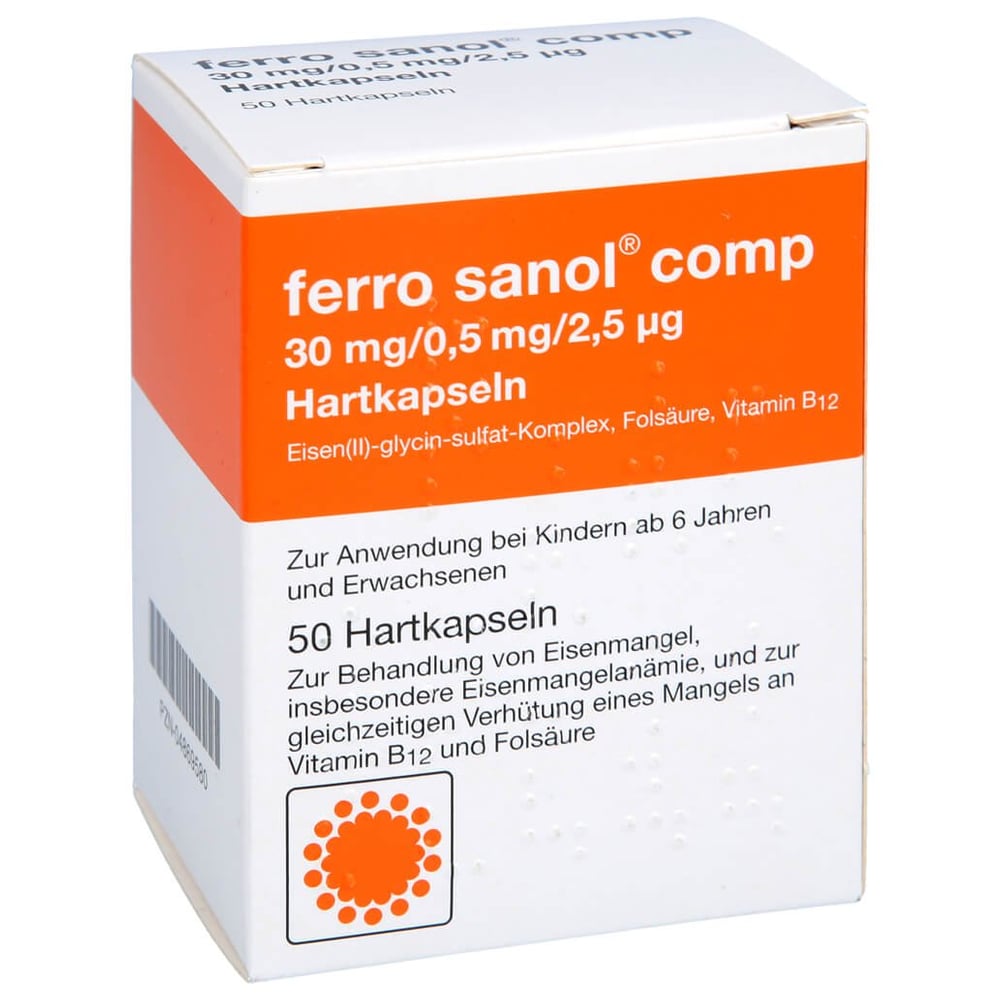 Ferro sanol comp 30 mg/0,5 mg/2,5 µg