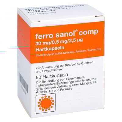 Ferro sanol comp 30 mg/0,5 mg/2,5 µg