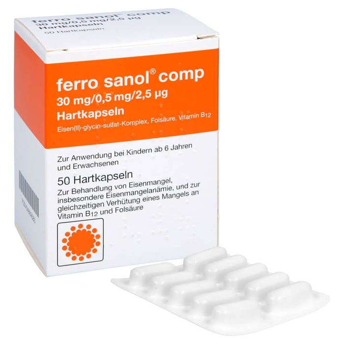 Ferro sanol comp 30mg/0,5mg/2,5µg