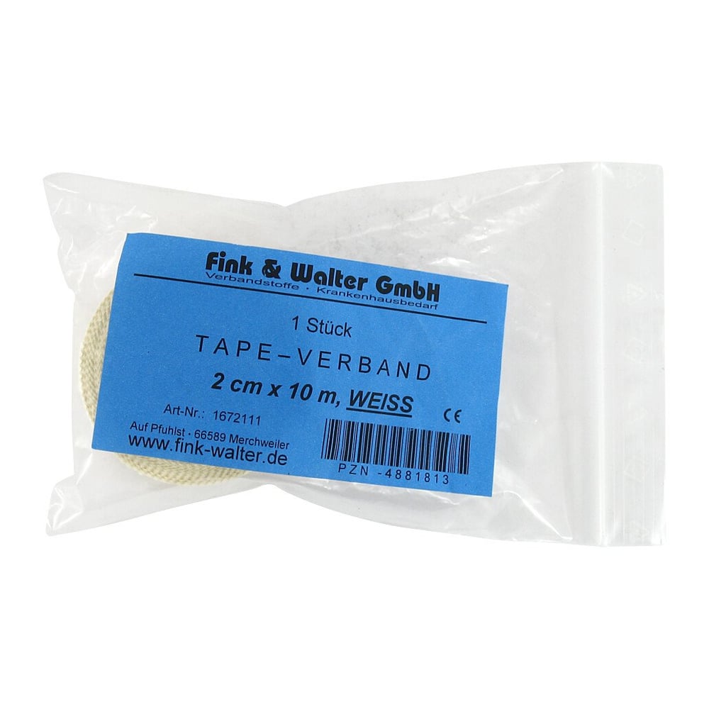 Tape 2cmx10m weiss