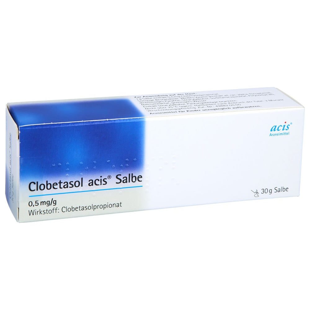 Clobetasol acis Salbe