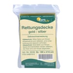 Rettungsdecke gold/silber 160x210 cm Produktbild 1