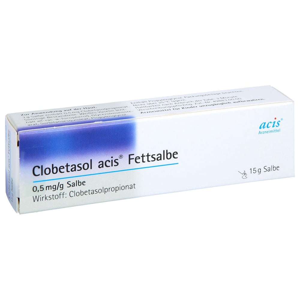 Clobetasol acis Fettsalbe