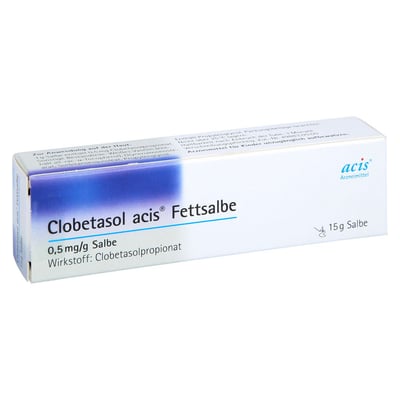 Clobetasol acis Fettsalbe