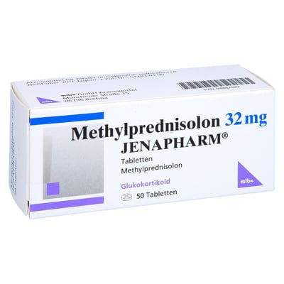 Methylprednisolon 32 mg Jenapharm Produktbild 1