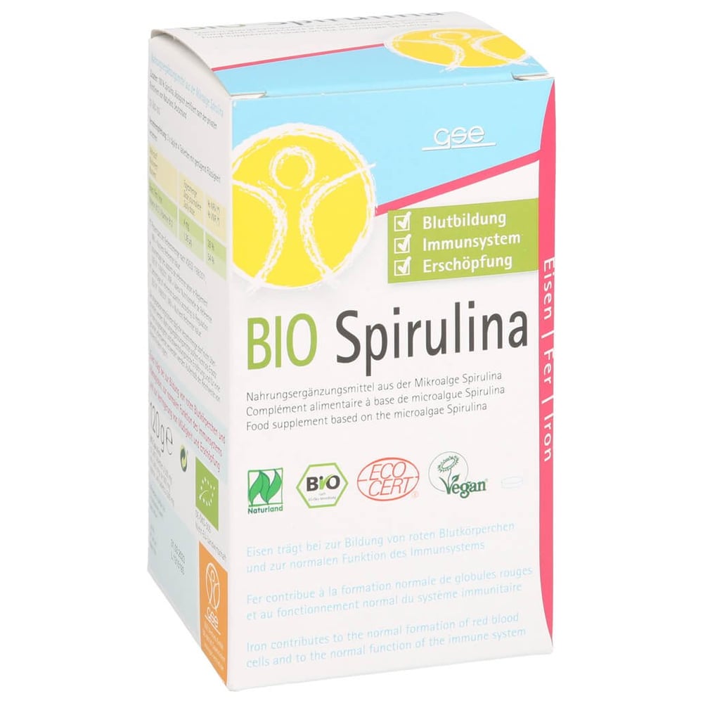 Spirulina 500 mg Bio Naturland Tabletten
