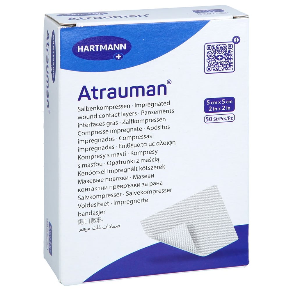 Atrauman 5x5 cm steril Kompressen Paul Hartmann