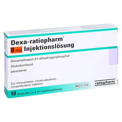 Dexa-ratiopharm 8 mg Injektionslösung Produktbild 1