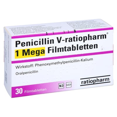 Penicillin V-ratiopharm 1 Mega