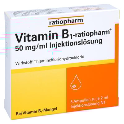 Vitamin B1-ratiopharm 50 mg/ml Injektionslösung