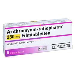 AZITHROMYCIN-ratioph.250mg Filmtabletten