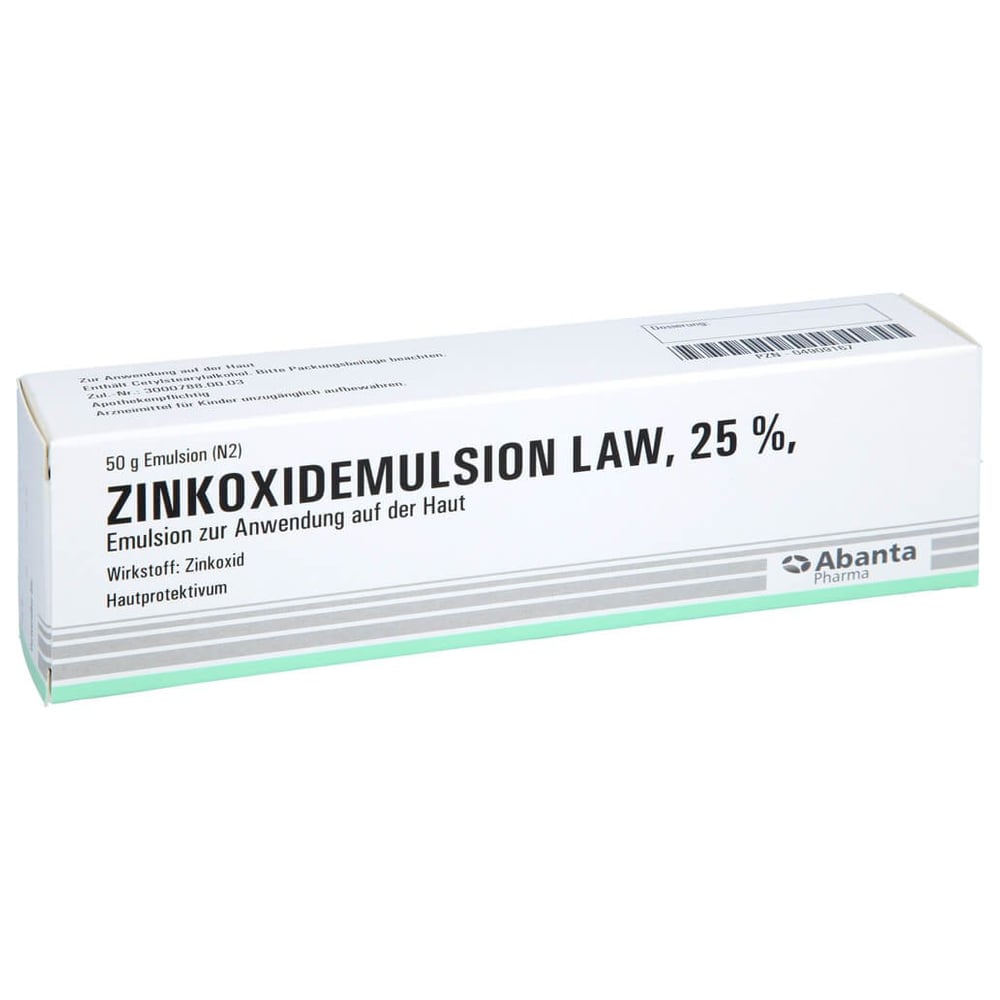 Zinkoxid Emulsion Law