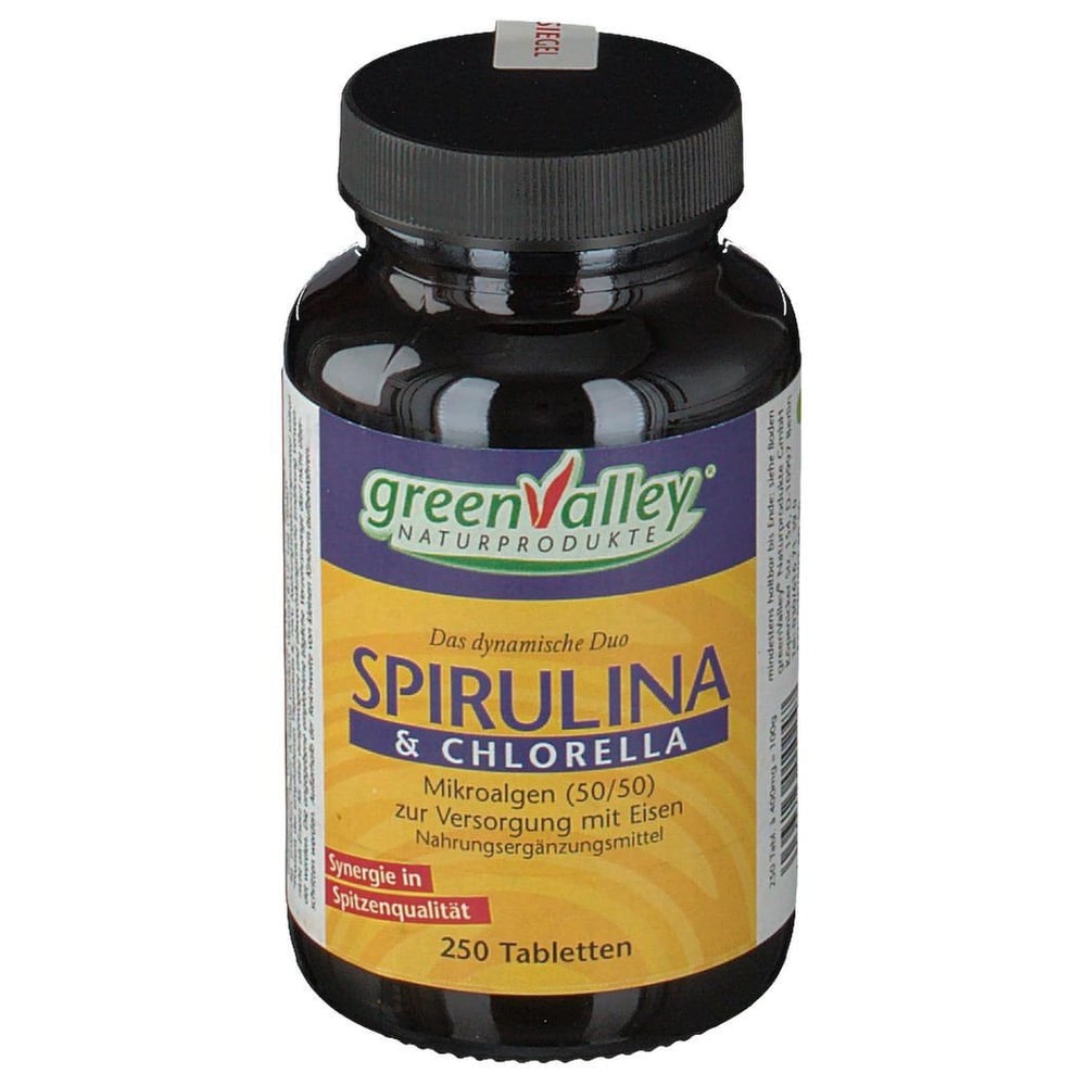 Spirulina+chlorella Earthrise Tabletten