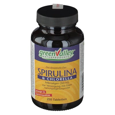 Spirulina+chlorella Earthrise Tabletten