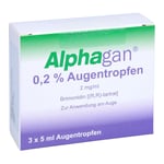 ALPHAGAN 0,2% m/V 2 mg/ml Augentropfen
