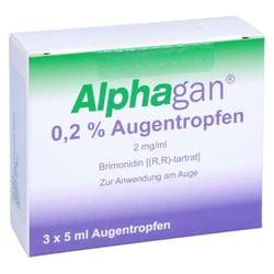 ALPHAGAN 0,2% m/V 2 mg/ml Augentropfen