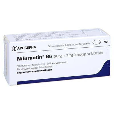 Nifurantin B6 50 mg+7 mg