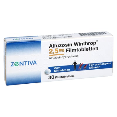 Alfuzosin Winthrop 2,5 mg Produktbild 1