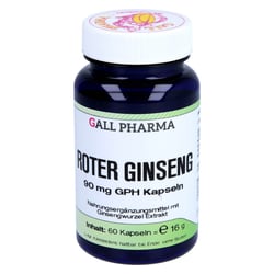 Roter Ginseng 90 mg GPH Kapseln
