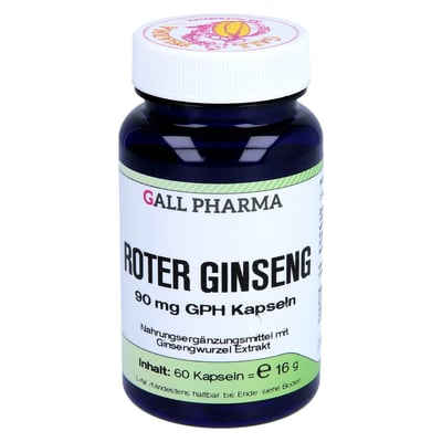 Roter Ginseng 90 mg GPH Kapseln