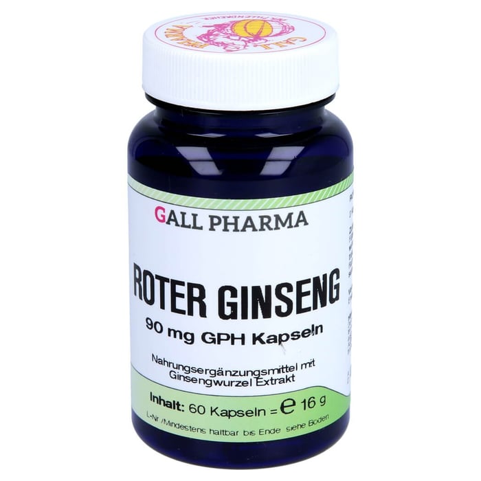 Roter Ginseng 90mg GPH Kapseln